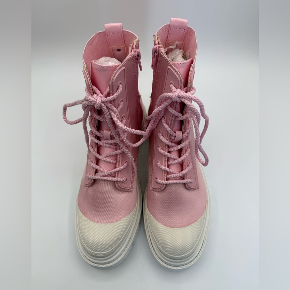 ALDO Charline Chunky-Soled Woven Combat Boots Size 9 - Picture 6 of 15